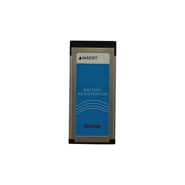 Nissan Consult-3 Plus Battery Registration Card
