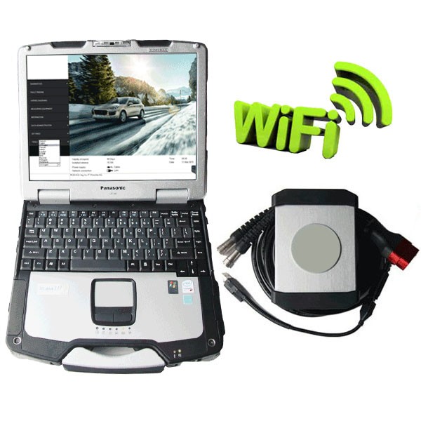 Wireless Piwis II Tester With Panasonic CF30 ToughBook