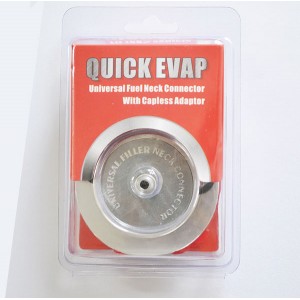 Quick EVAP Universal Fuel Neck Connector with Capless Adaptor for Smoke Leak Locator Machine
