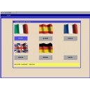 Maserati SD3 Diagnostic tool software languages