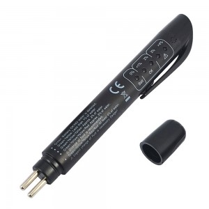 Brake Fluid Tester Pen 5 LED Mini Indicator For DOT3/DOT4