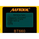 AUTOOL BT660 Battery Analyzer Battery Type