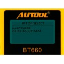 AUTOOL BT660 Battery Analyzer Option Select